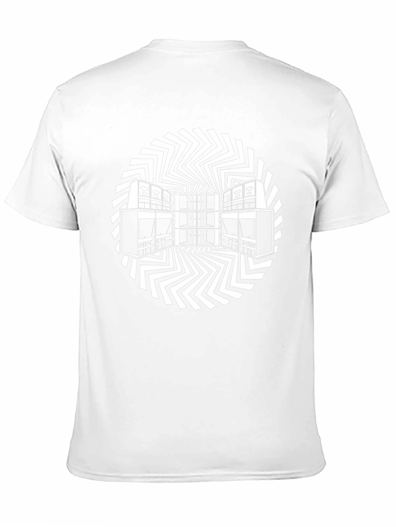 Sound System Illusion Black T-Shirt