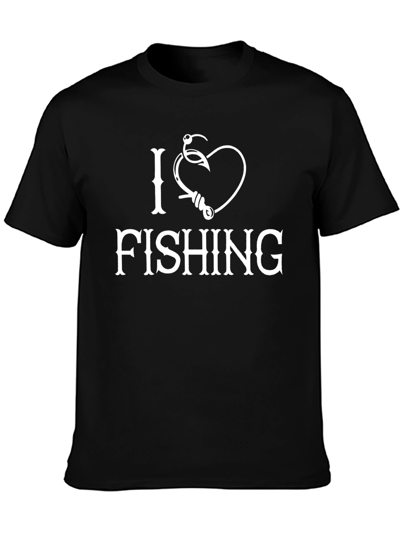 I Heart Fishing Graphic T-Shirt