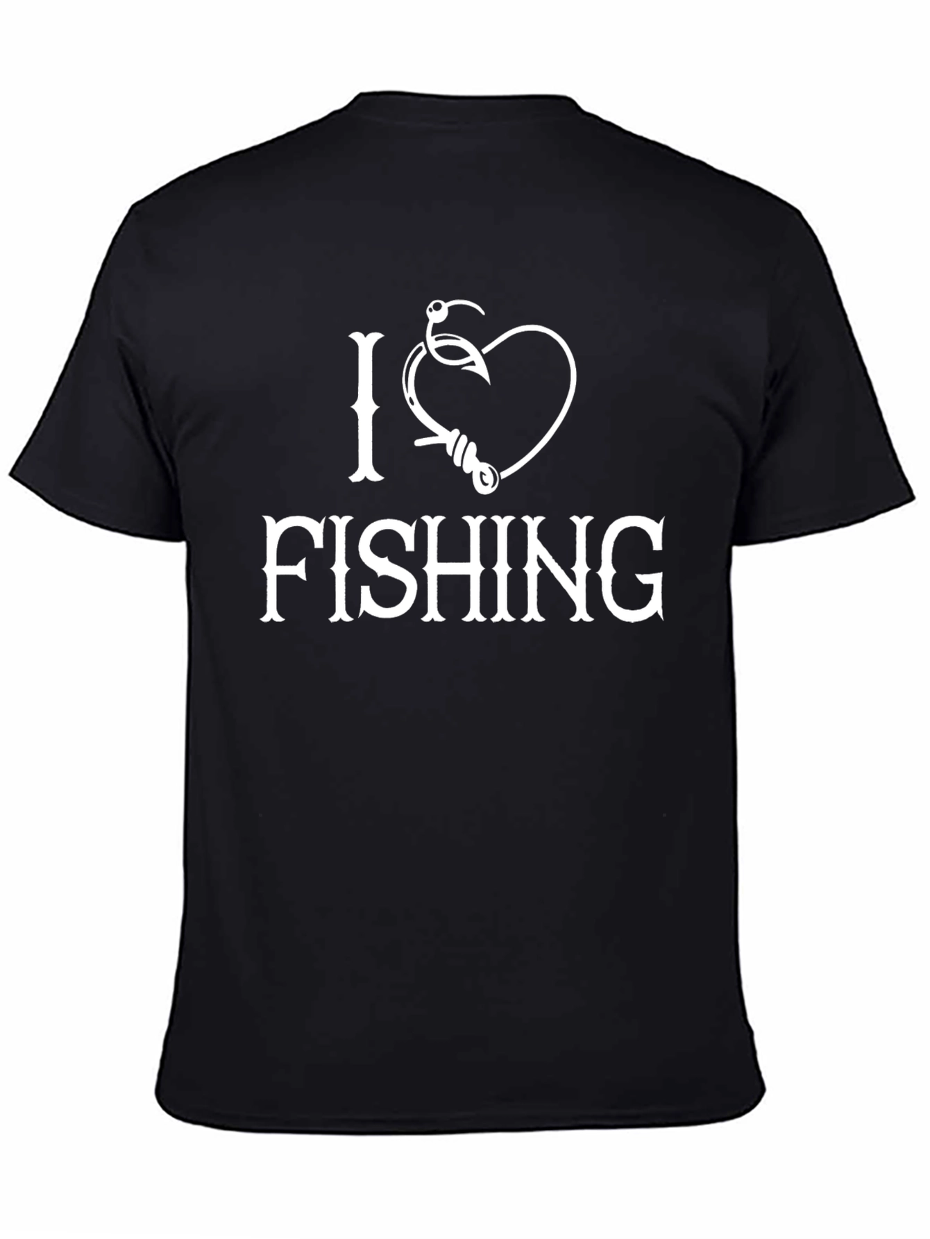 I Heart Fishing Graphic T-Shirt