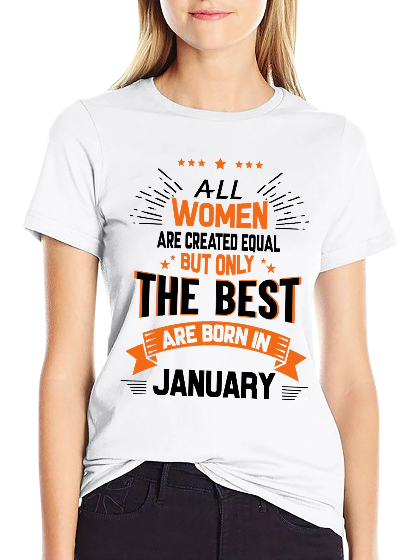 All Women Born in January T-Shirt