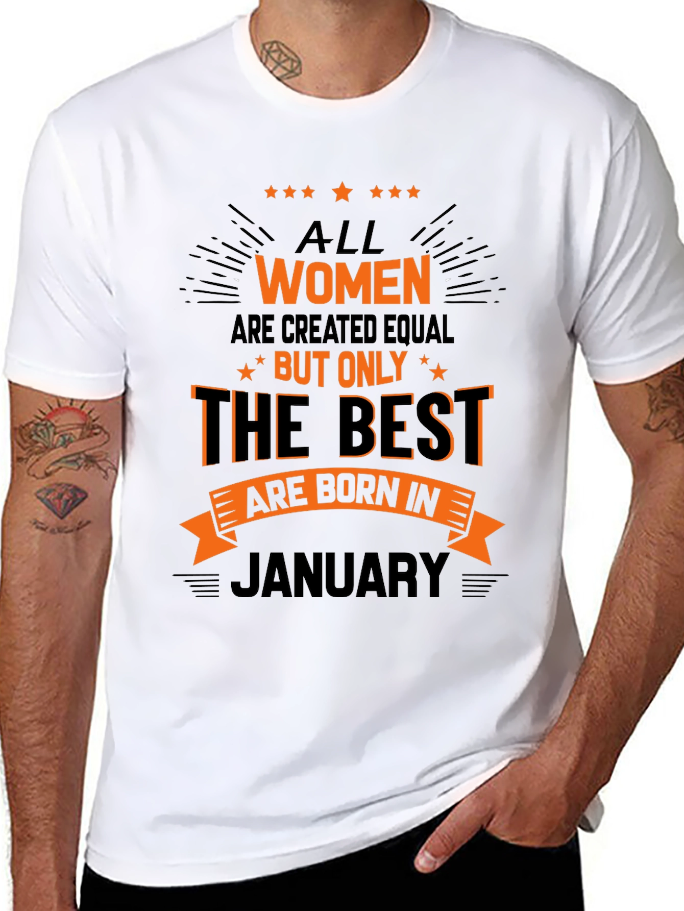 All Women Born in January T-Shirt