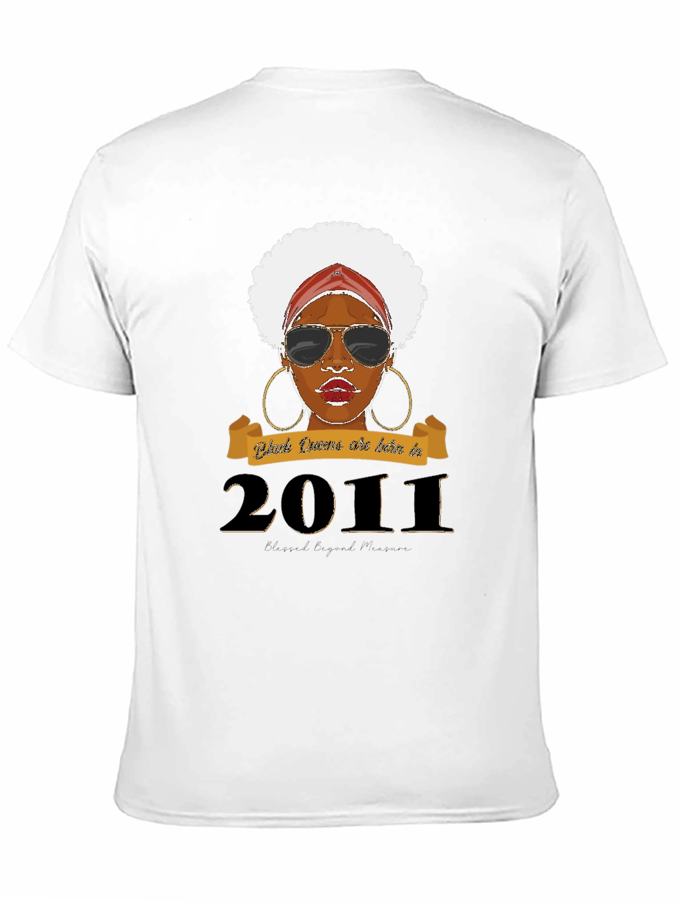 Black Queen Born in 2011 Graphic Tee