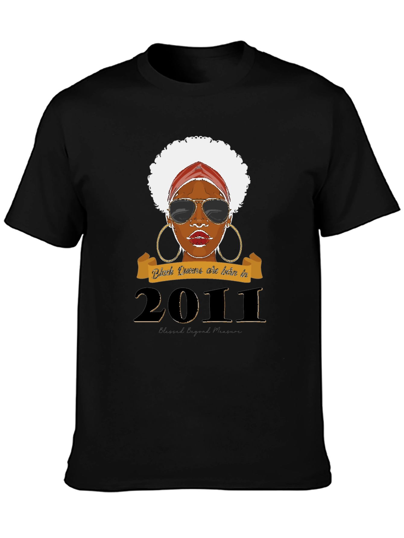 Black Queen Born in 2011 Graphic Tee