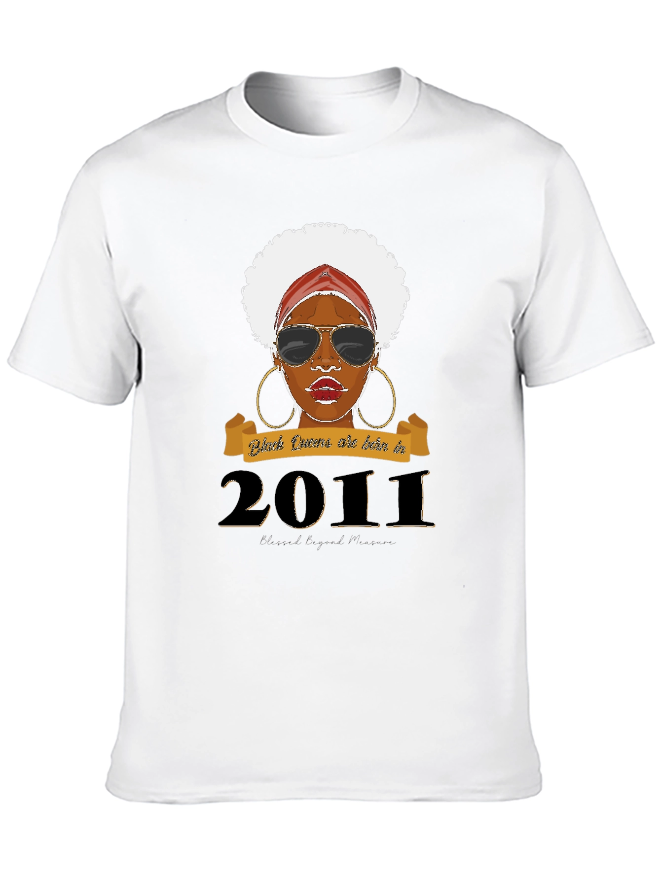Black Queen Born in 2011 Graphic Tee