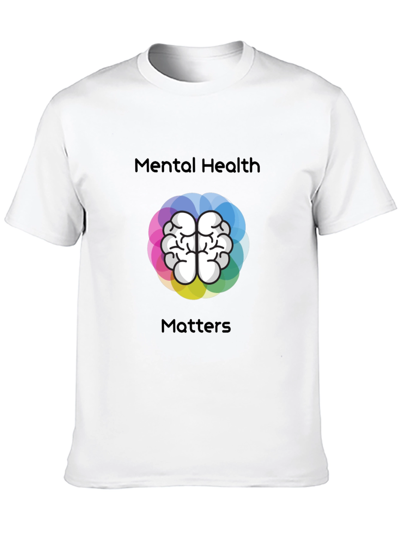 Mental Health Matters T-Shirt - Brain Graphic Tee
