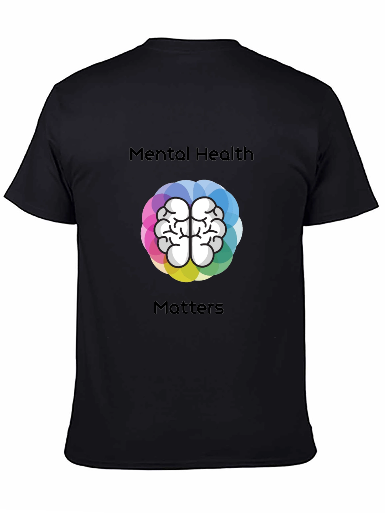 Mental Health Matters T-Shirt - Brain Graphic Tee