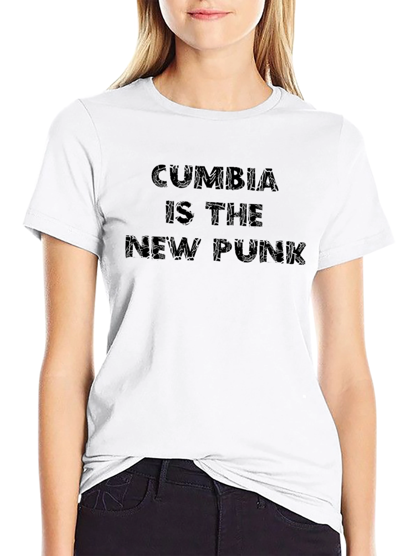 Cumbia Is The New Punk Graphic Tee - Black