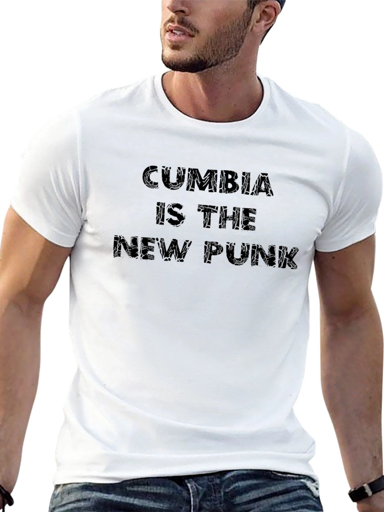 Cumbia Is The New Punk Graphic Tee - Black