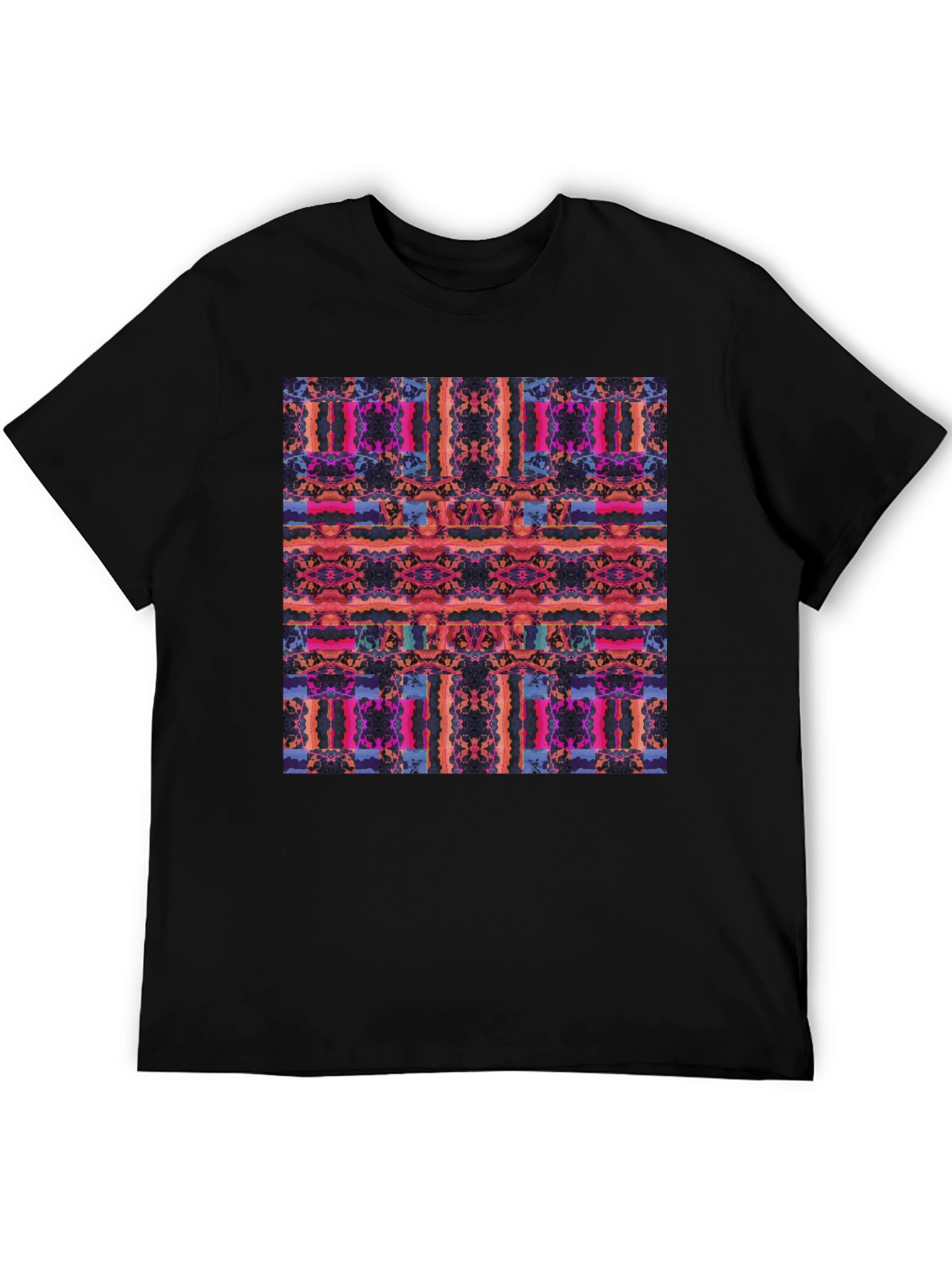 Abstract Art Tee - Bold Patterned Graphic T-Shirt