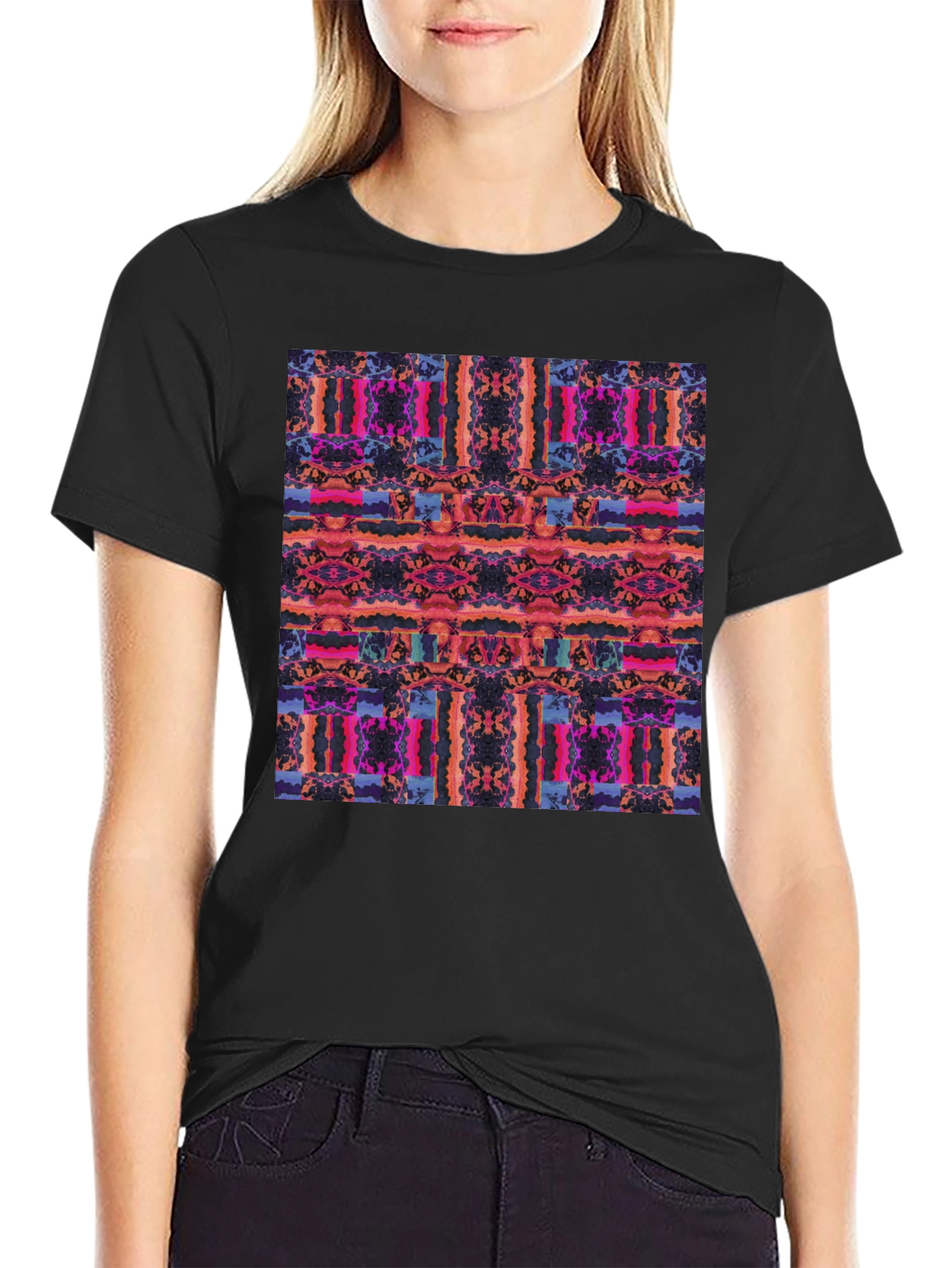 Abstract Art Tee - Bold Patterned Graphic T-Shirt