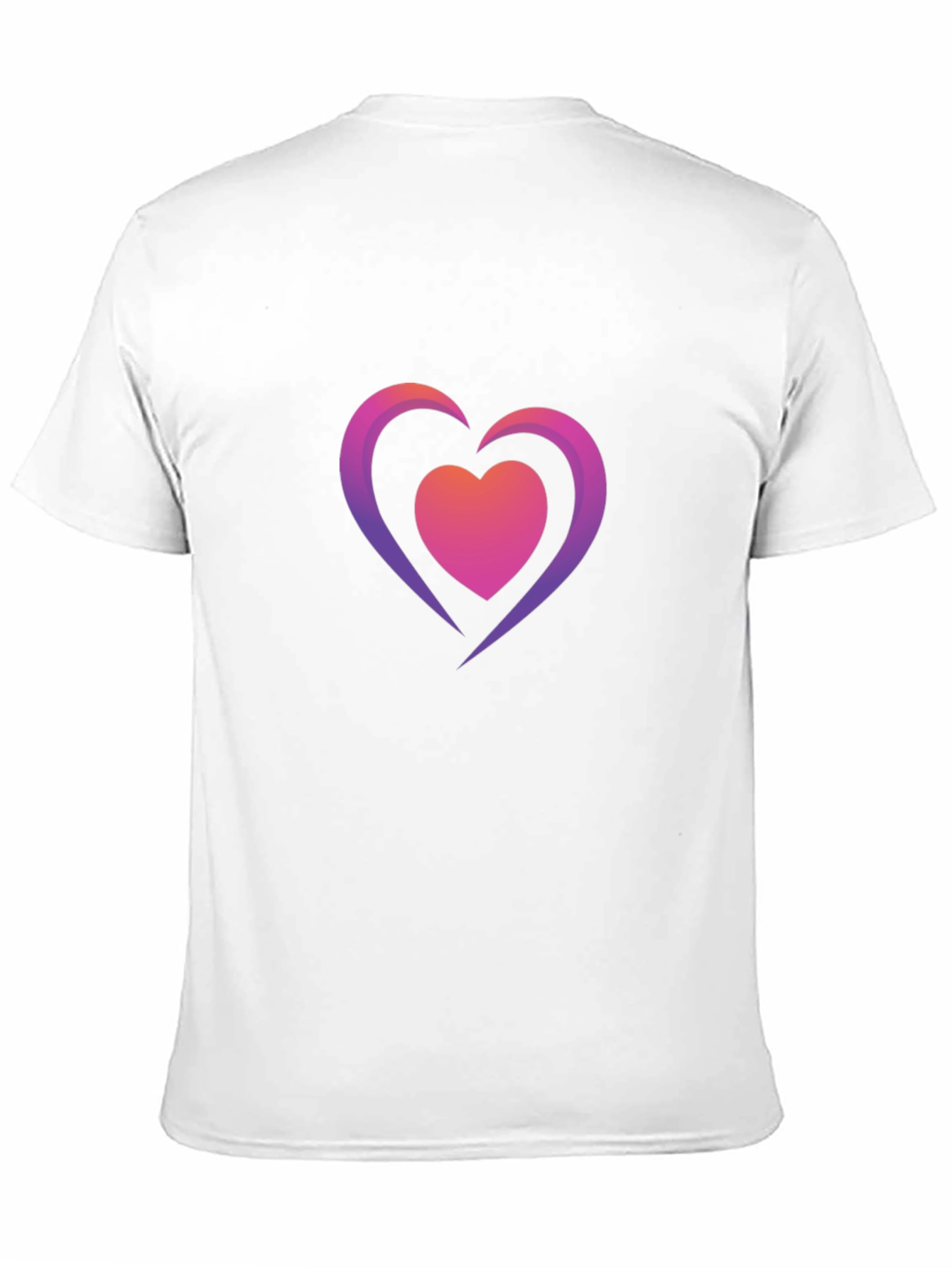 Heart Graphic Black T-Shirt - Stylish Casual Tee