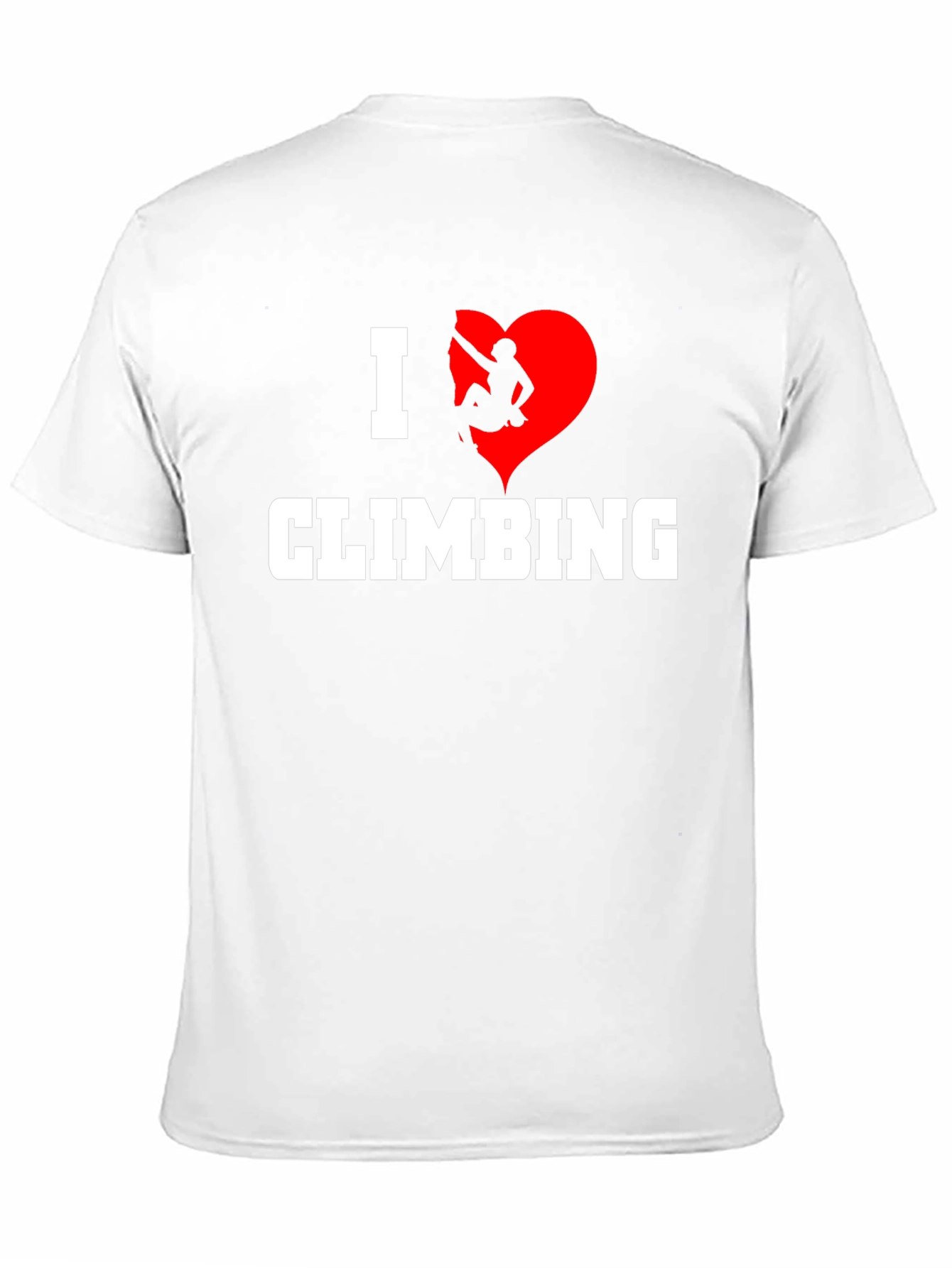 I Heart Climbing Graphic T-Shirt - Rock Climbing Tee