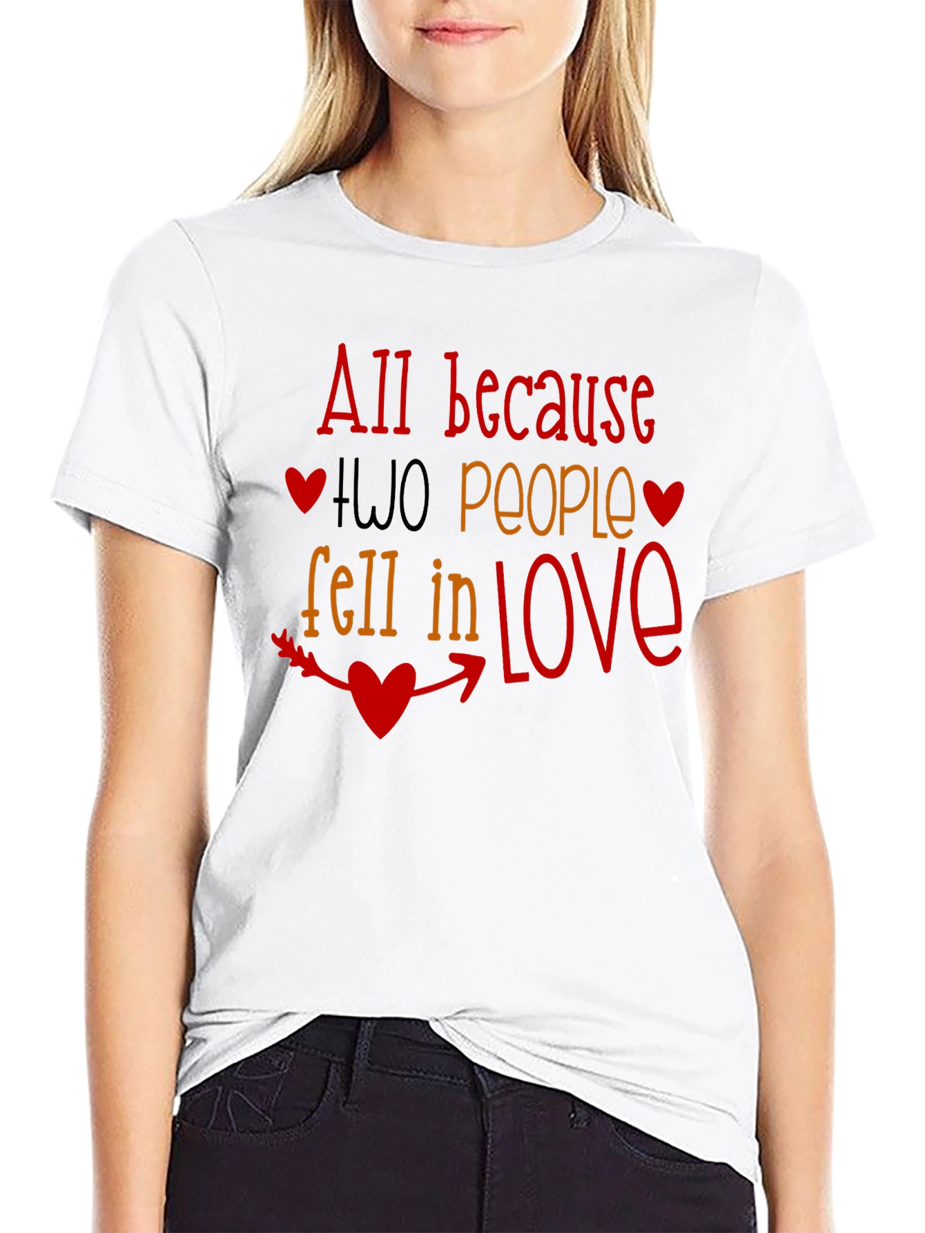 All Because Two People Fell In Love T-Shirt