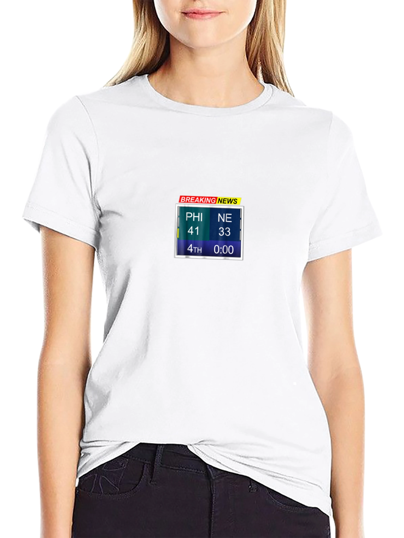 PHI vs NE Breaking News T-Shirt
