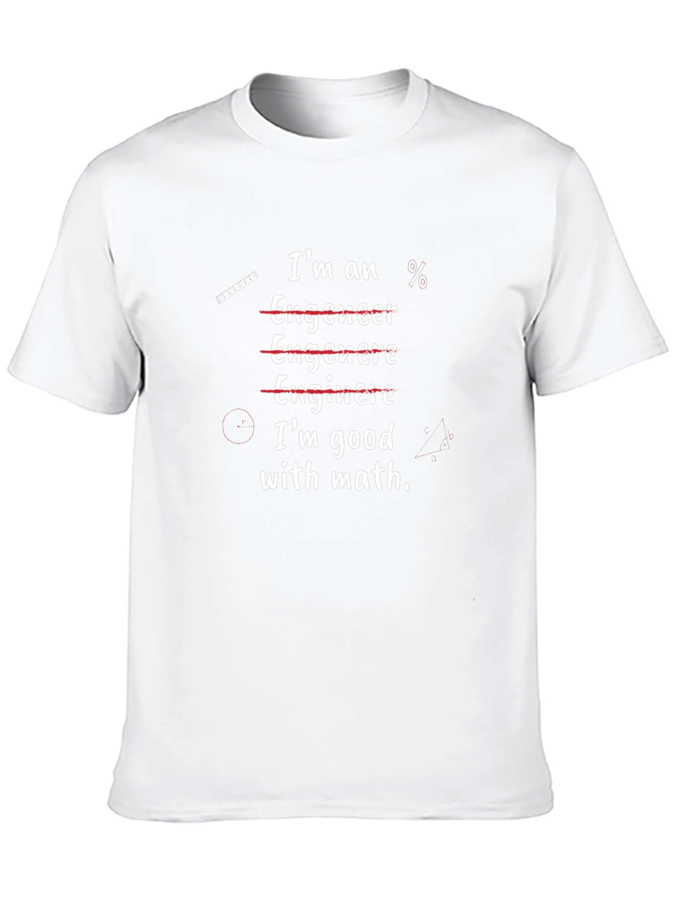 Funny Engineer Math T-Shirt - Black