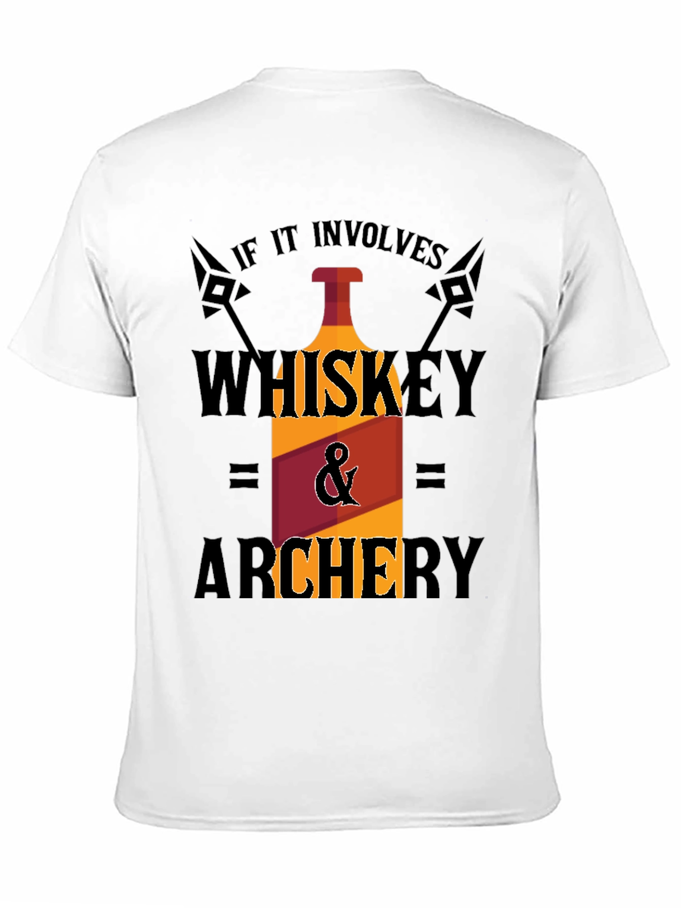 Whiskey and Archery Black T-Shirt