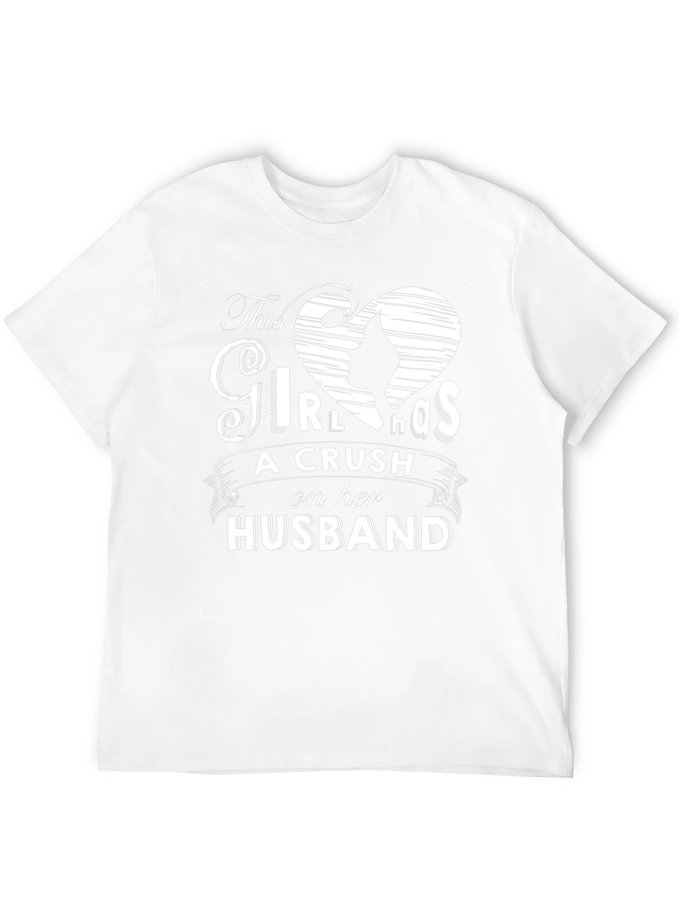 Wife Crush on Husband Graphic T-Shirt - Black