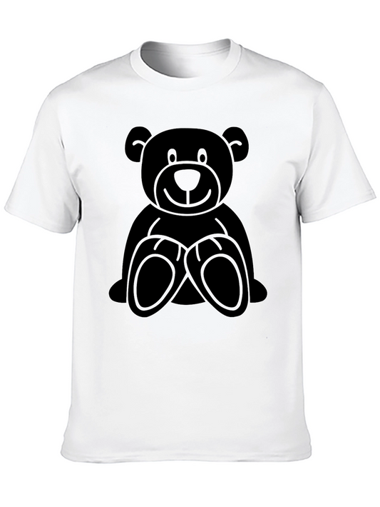 Black Bear Graphic T-Shirt - Casual Style