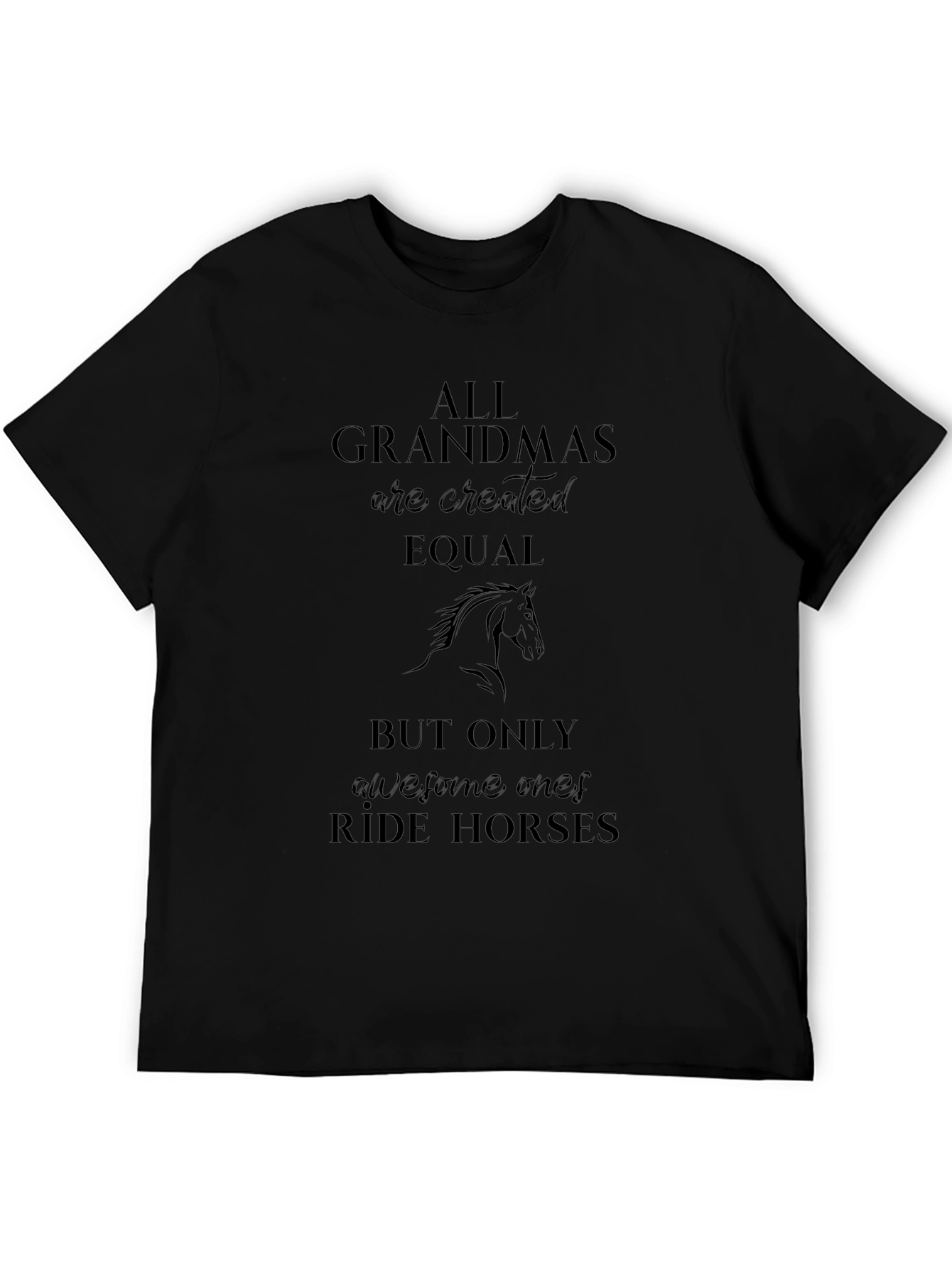 Grandma Horse Rider Graphic Tee