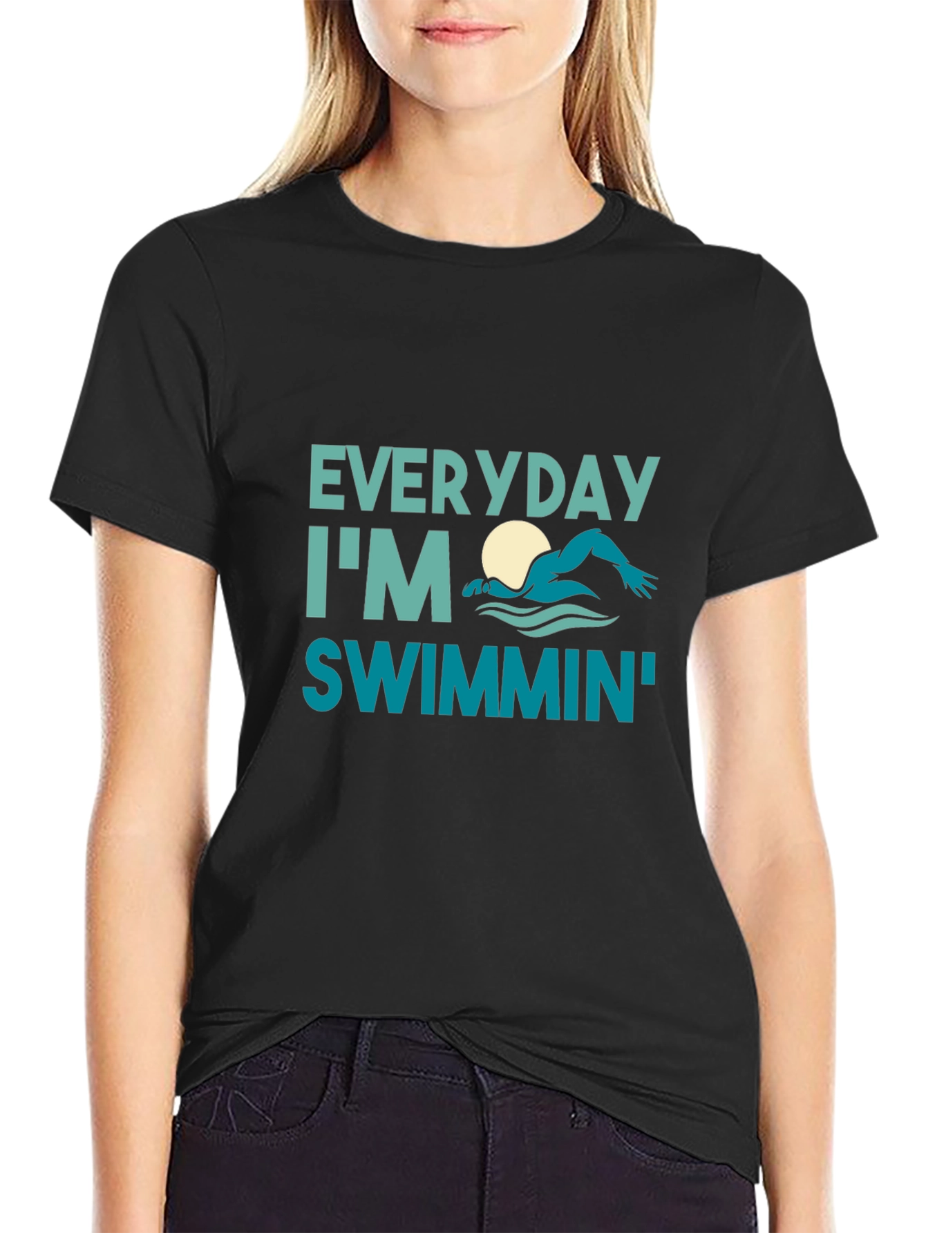 Everyday Im Swimmin Graphic T-Shirt