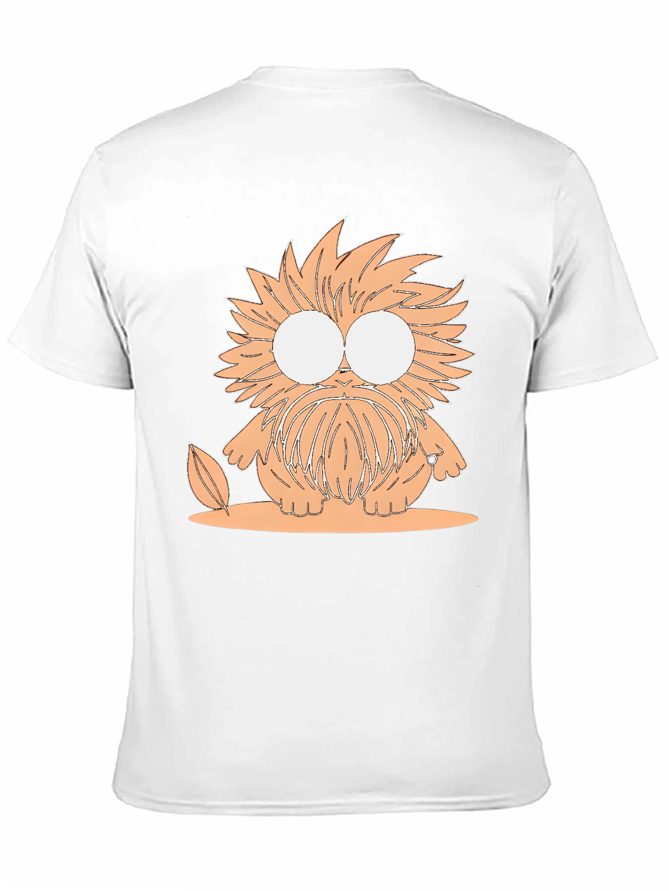 Cartoon Monster Graphic Tee - Unisex Black T-Shirt