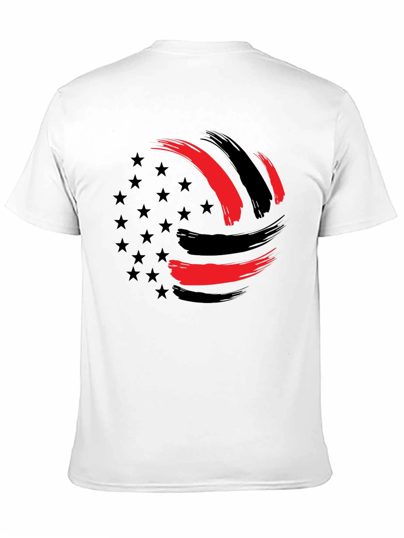 Patriotic Brush Stroke Graphic Tee