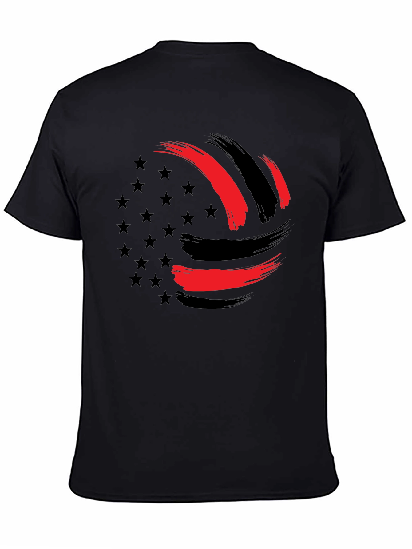 Patriotic Brush Stroke Graphic Tee