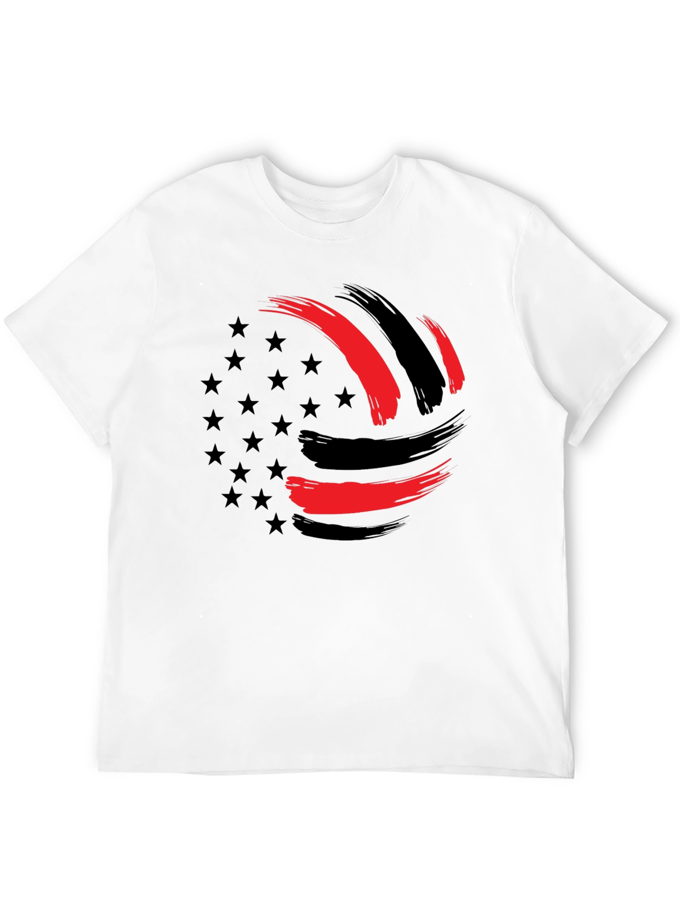 Patriotic Brush Stroke Graphic Tee