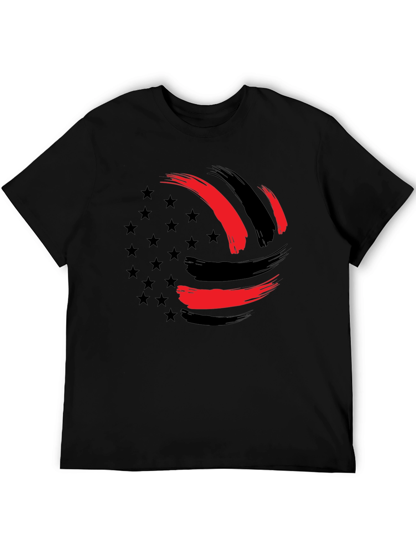 Patriotic Brush Stroke Graphic Tee