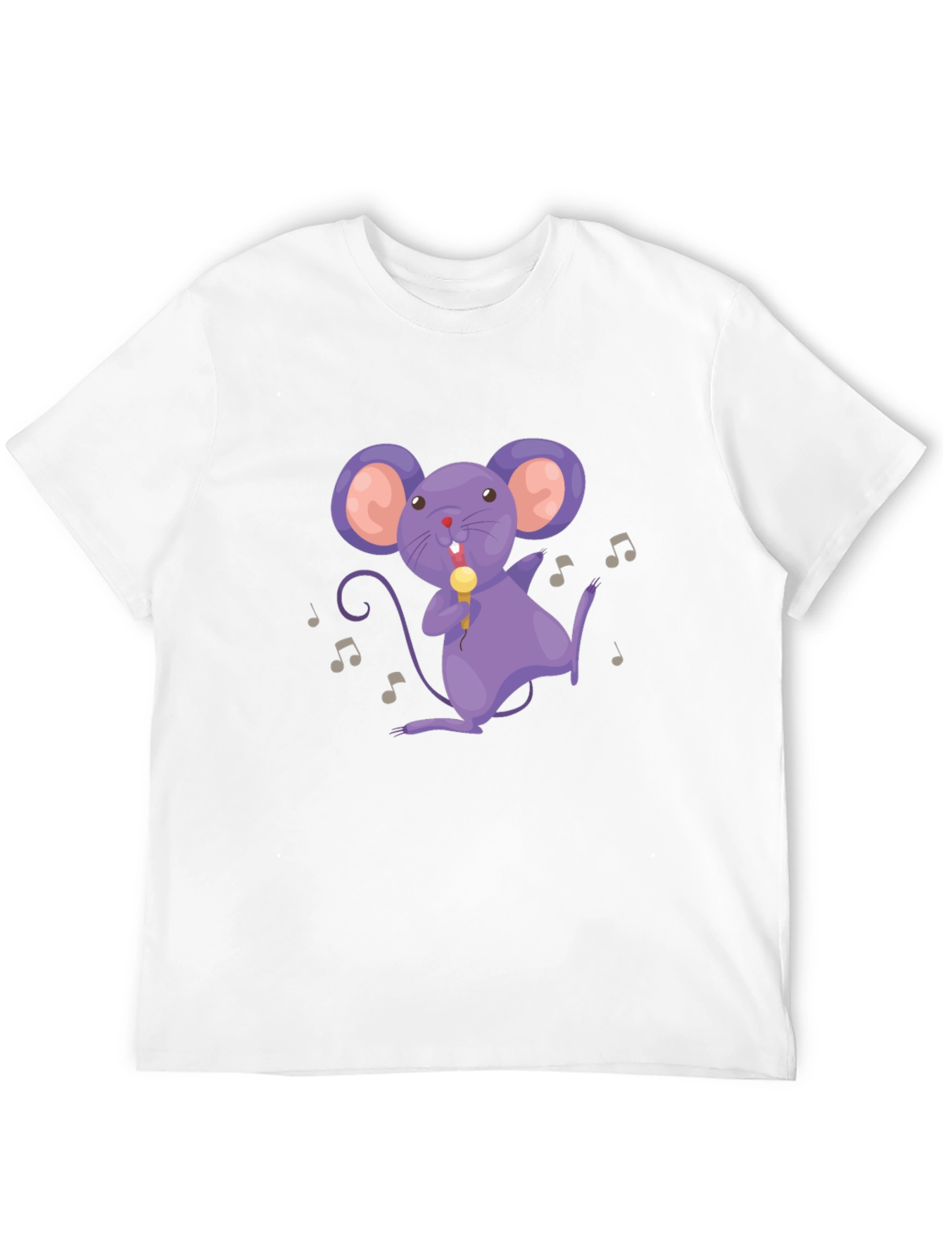 Musical Mouse Black T-Shirt