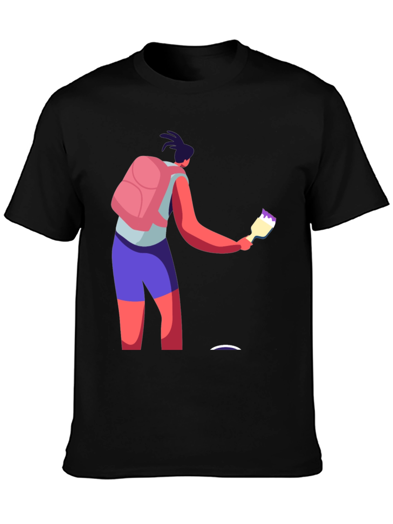 Artistic Graphic Tee - Painter Design