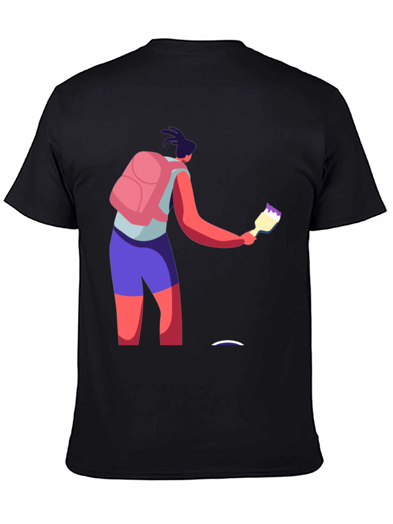 Artistic Graphic Tee - Painter Design