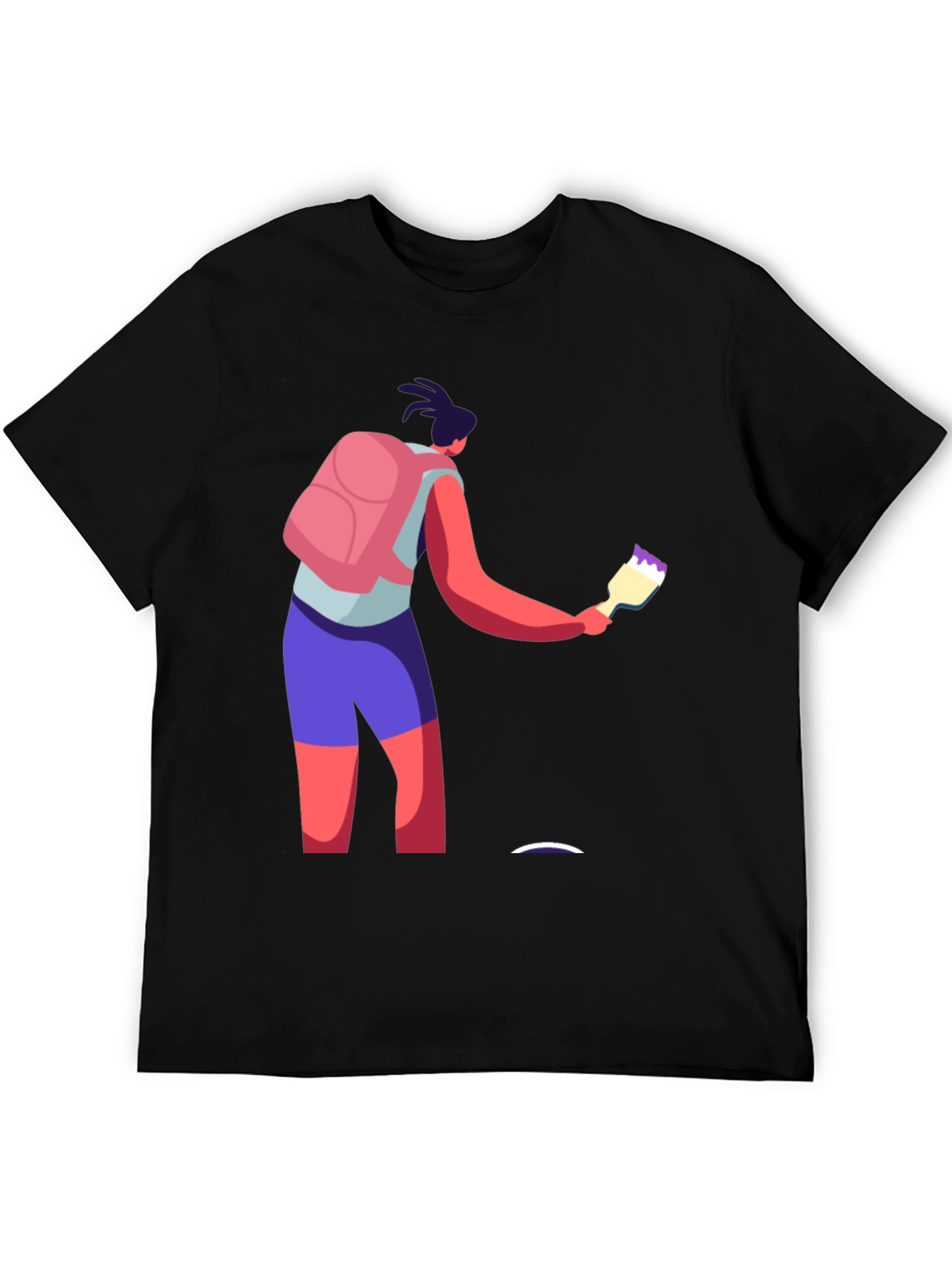 Artistic Graphic Tee - Painter Design