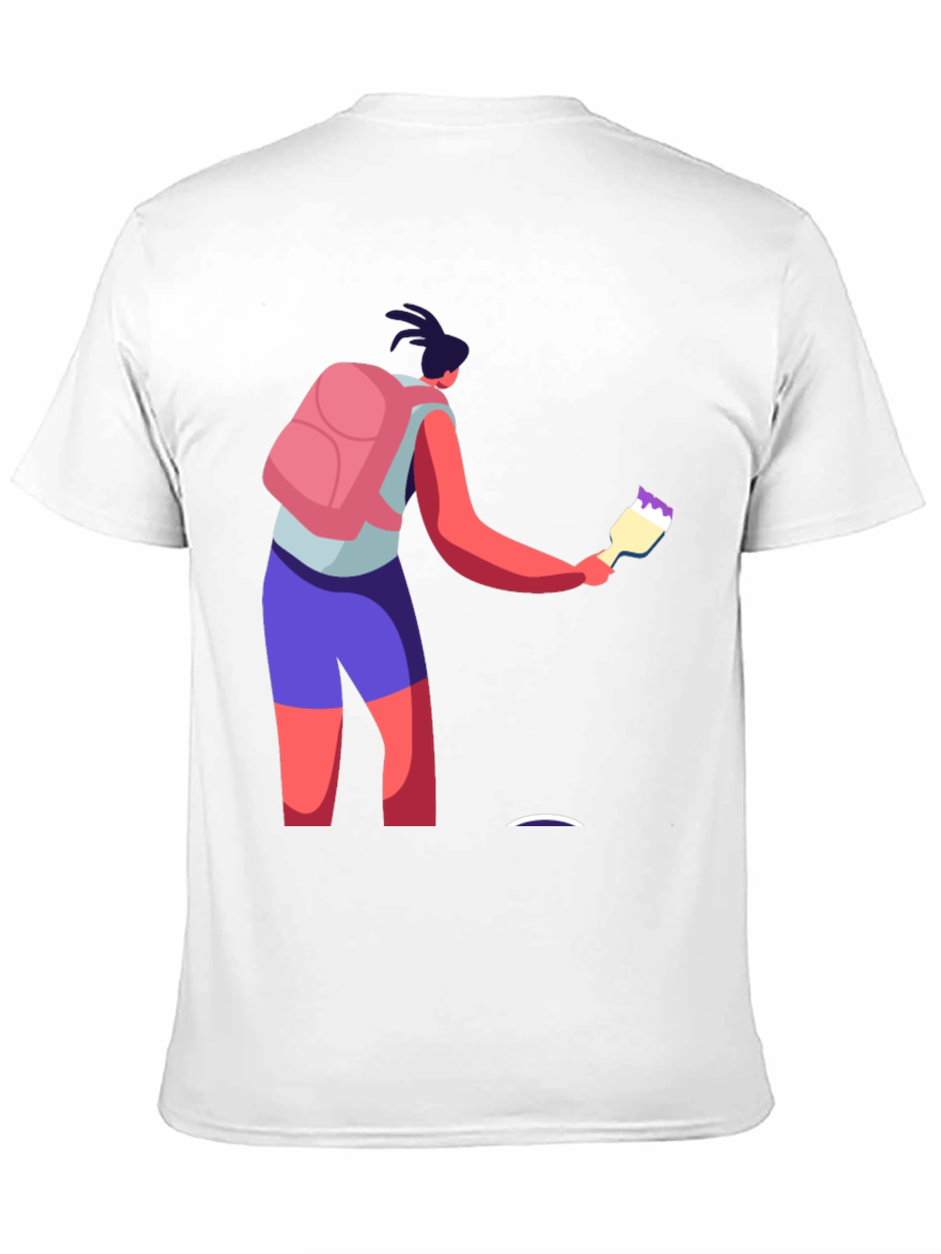 Artistic Graphic Tee - Painter Design