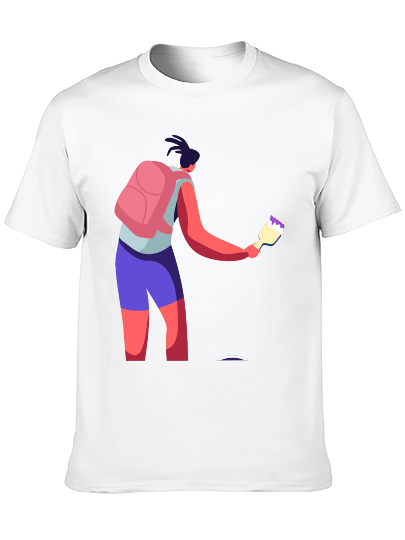 Artistic Graphic Tee - Painter Design