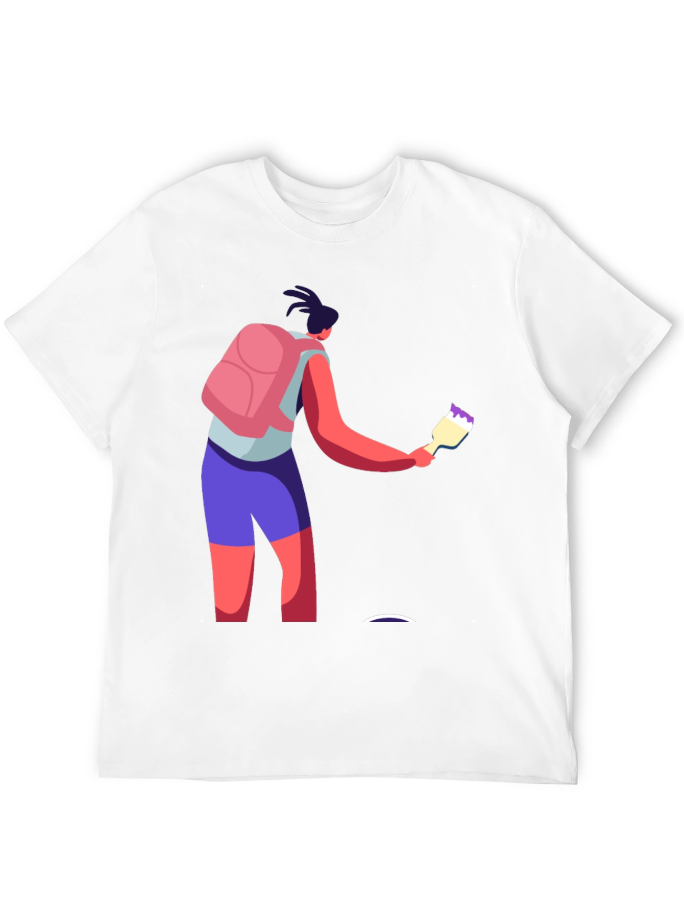 Artistic Graphic Tee - Painter Design