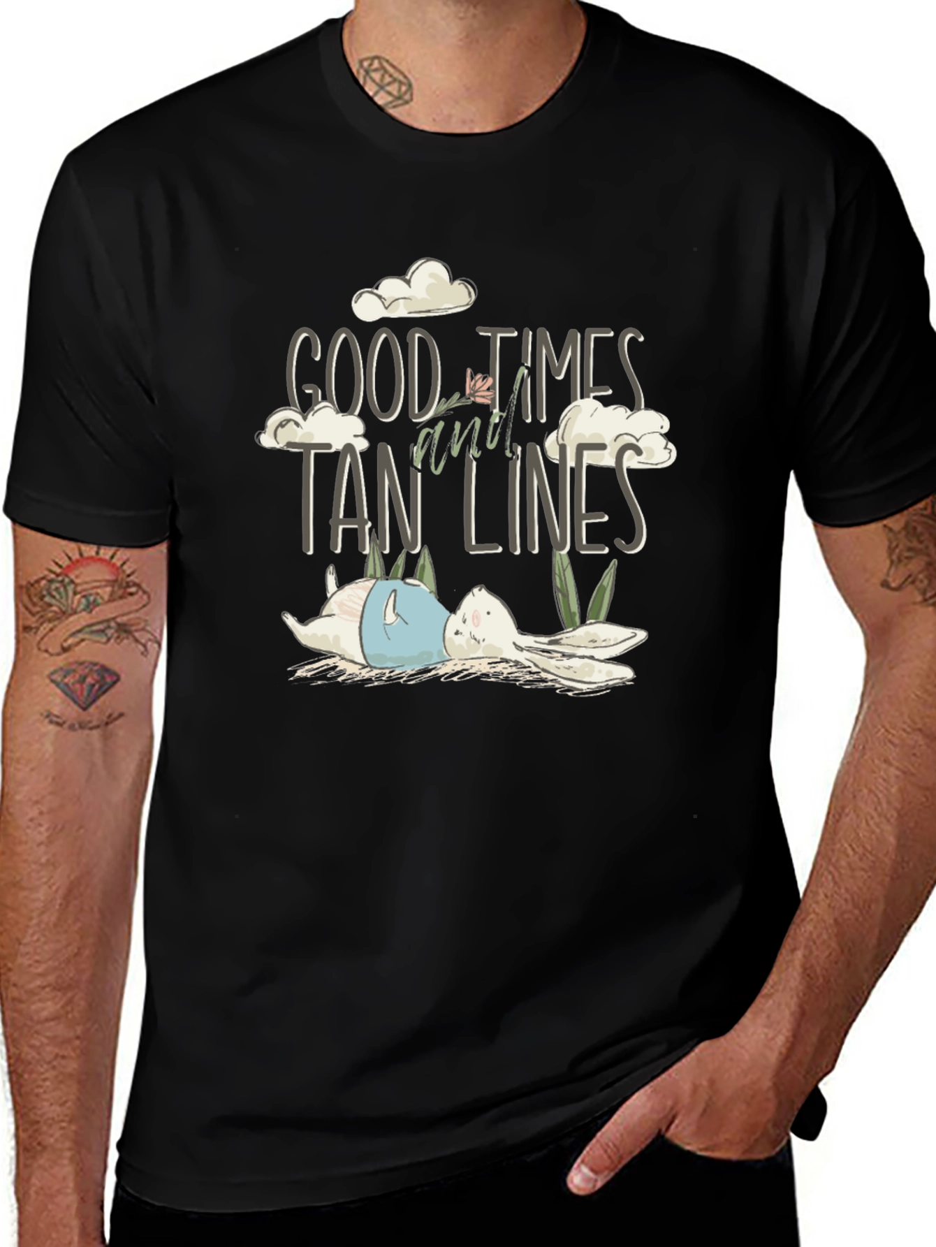 Good Times & Tan Lines Bunny Graphic Tee