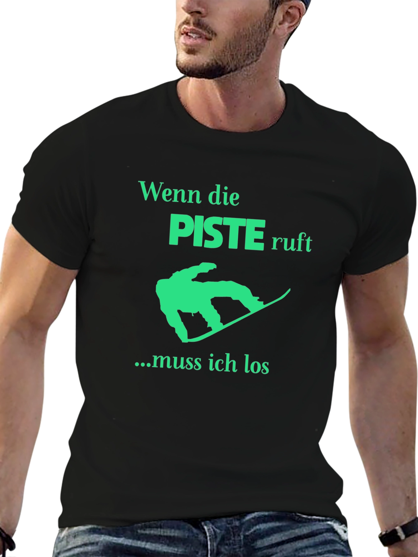 Piste Ruf T-Shirt: Snowboarders Gotta Go!