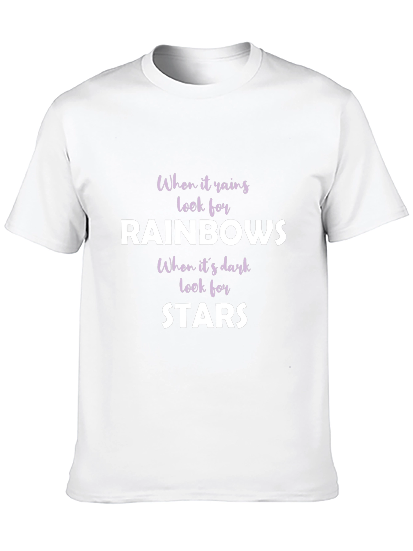 Rainbows and Stars Graphic T-Shirt - Inspirational Tee