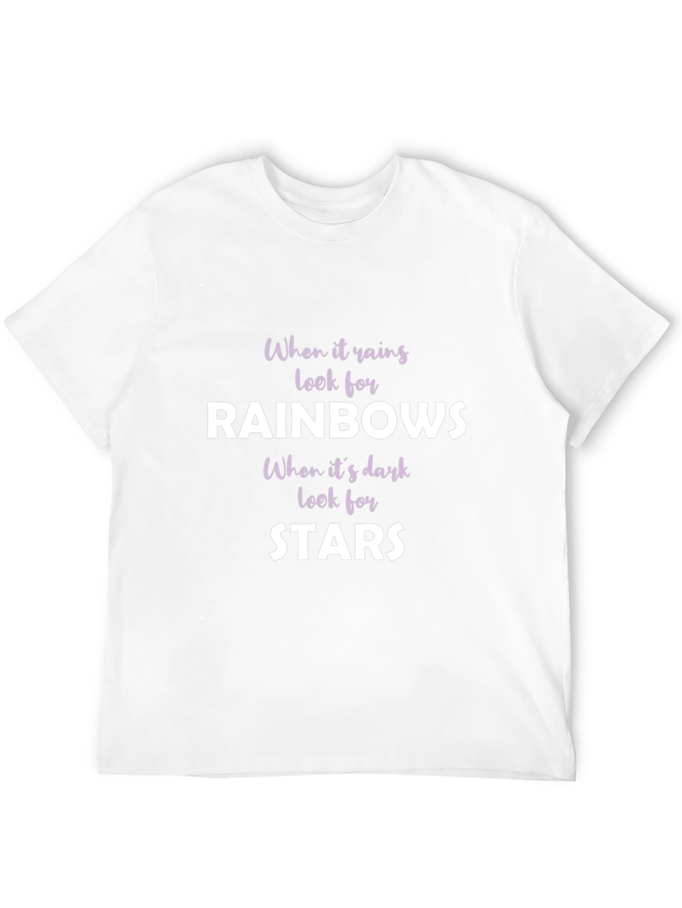 Rainbows and Stars Graphic T-Shirt - Inspirational Tee