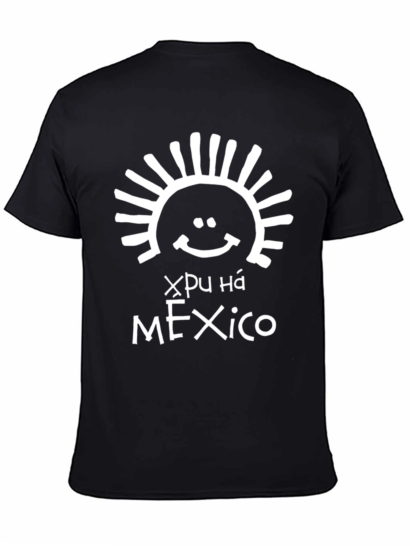 Mexico Sun T-Shirt - Black Graphic Tee