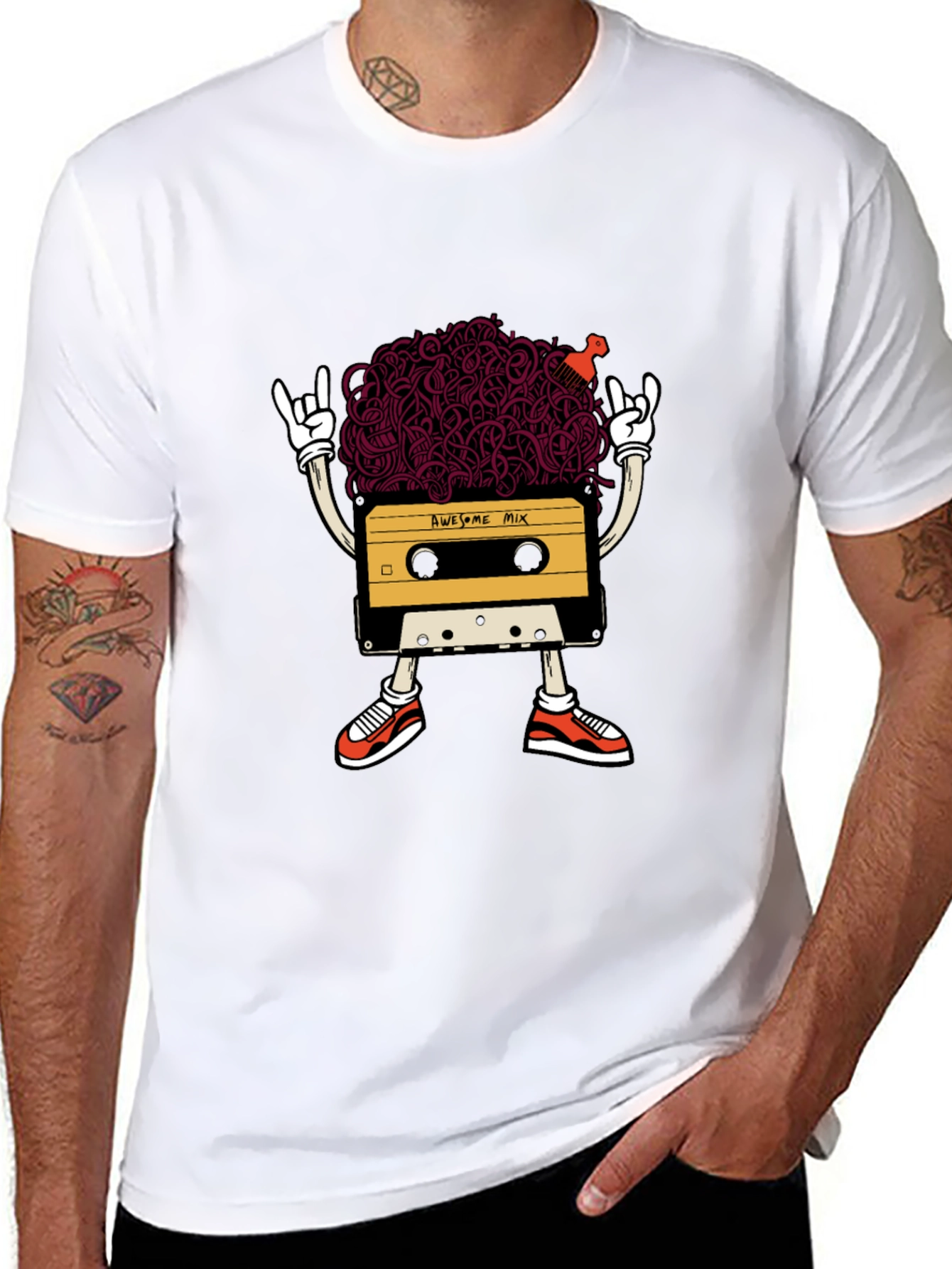 Awesome Mix Tape Graphic T-Shirt