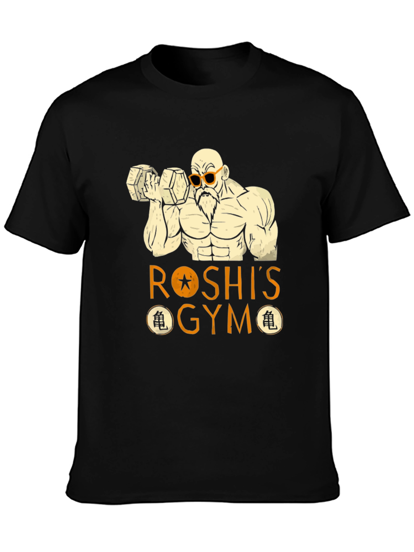 Roshis Gym Black T-Shirt