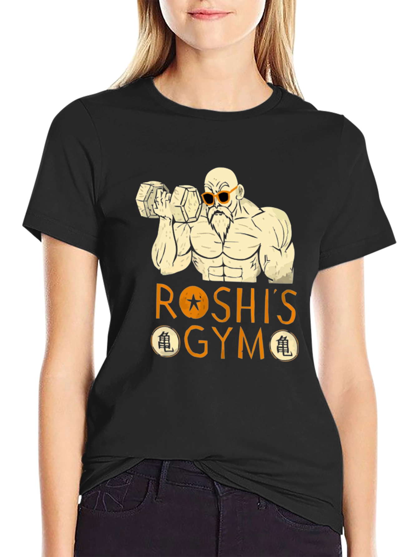 Roshis Gym Black T-Shirt