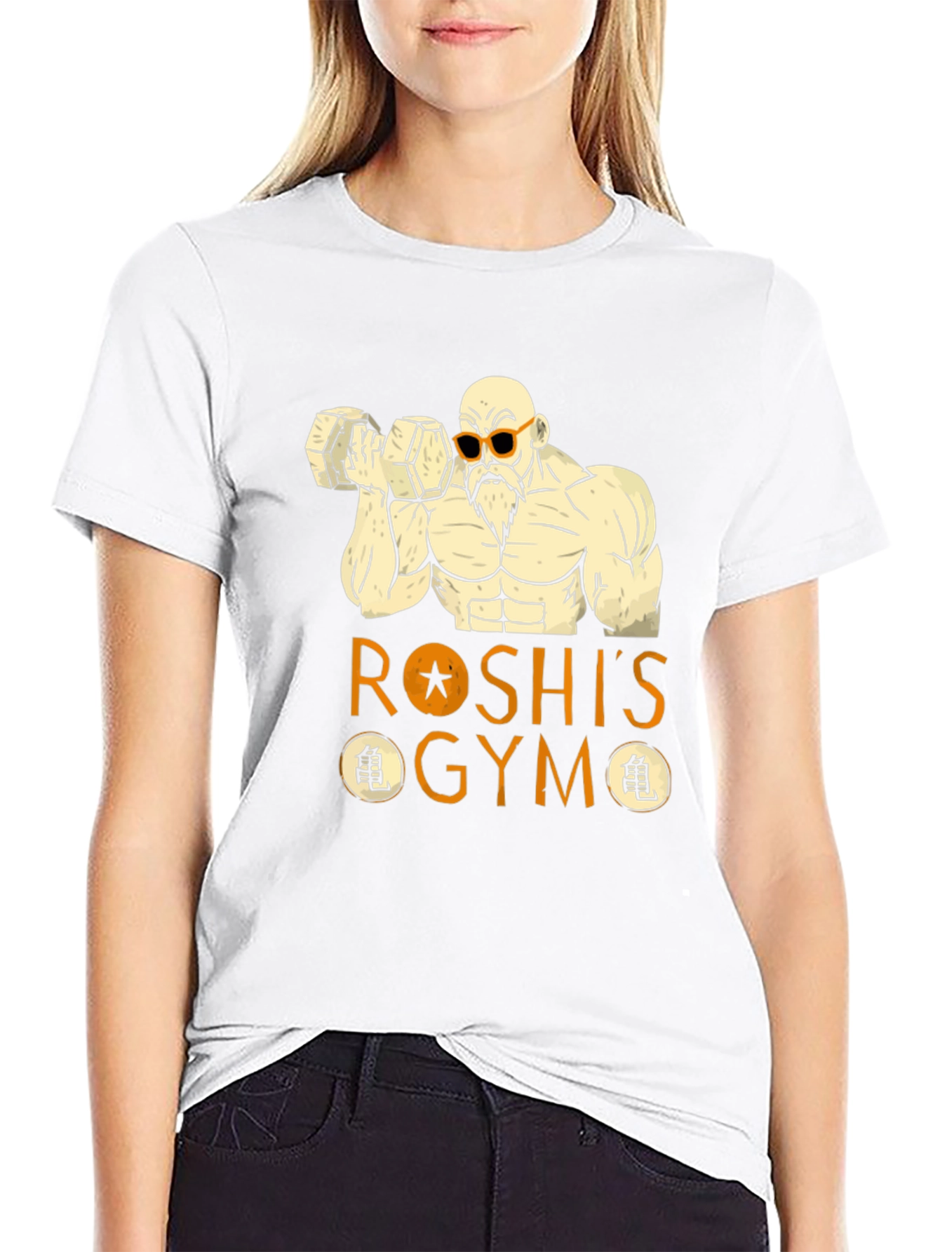 Roshis Gym Black T-Shirt