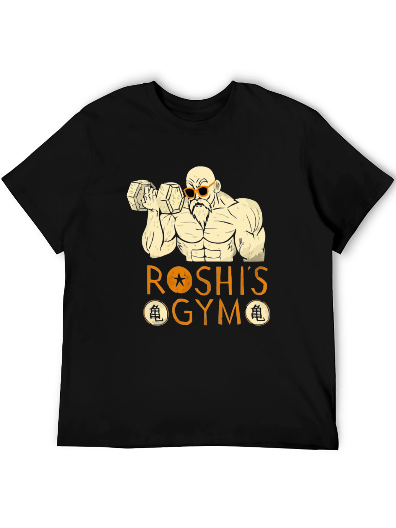 Roshis Gym Black T-Shirt