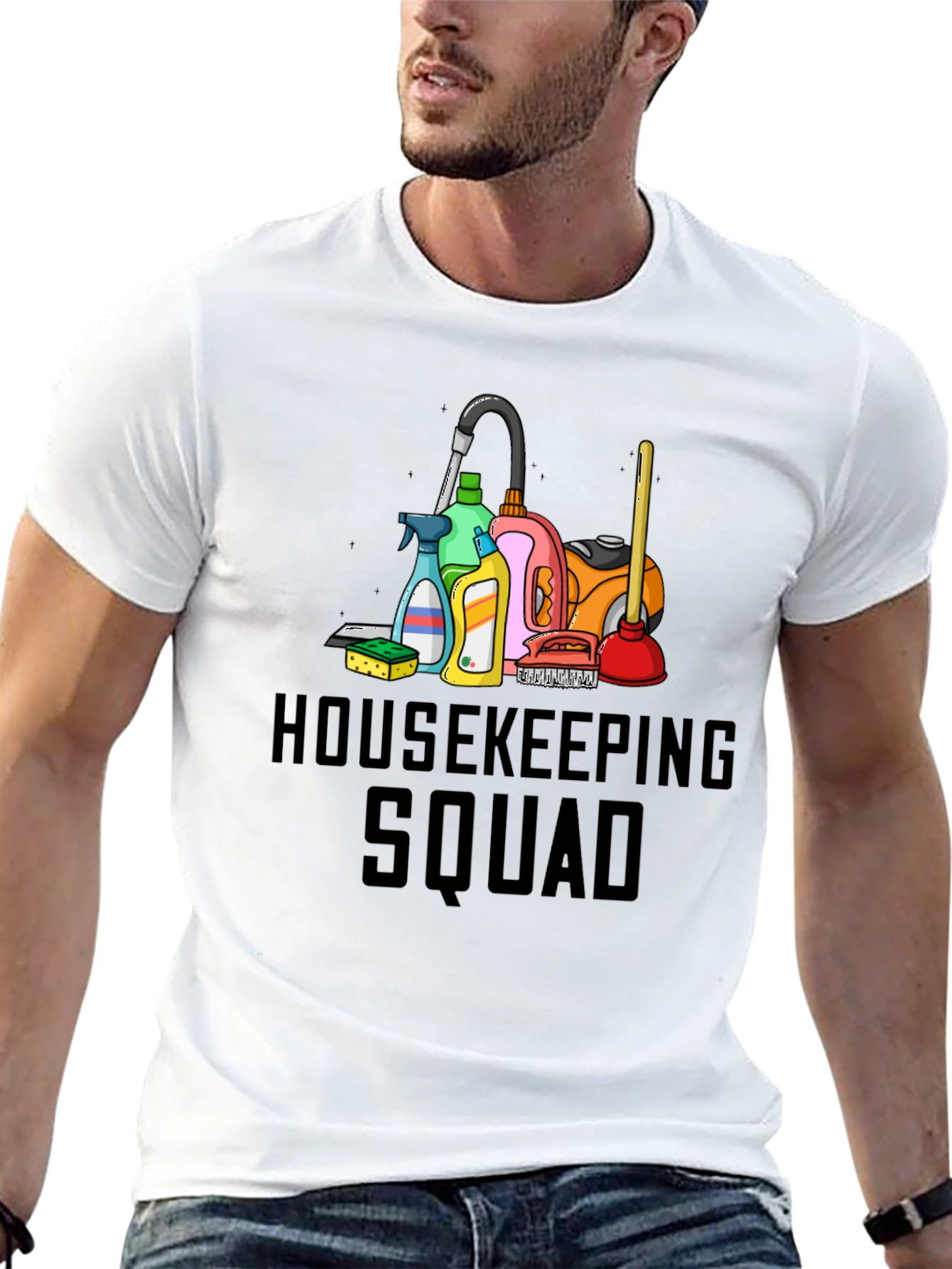 Housekeeping Squad T-Shirt - Cleaning Crew Apparel