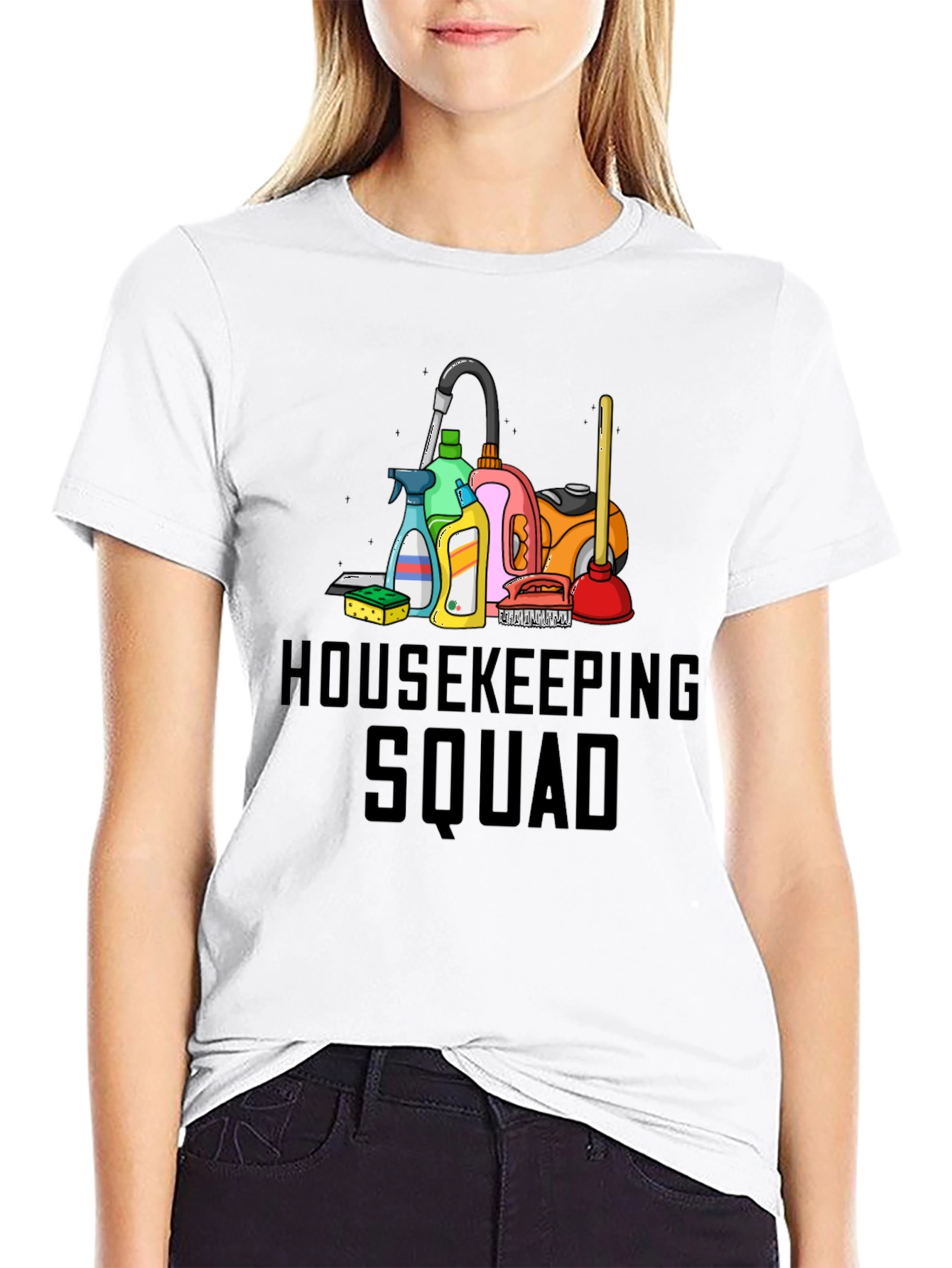 Housekeeping Squad T-Shirt - Cleaning Crew Apparel