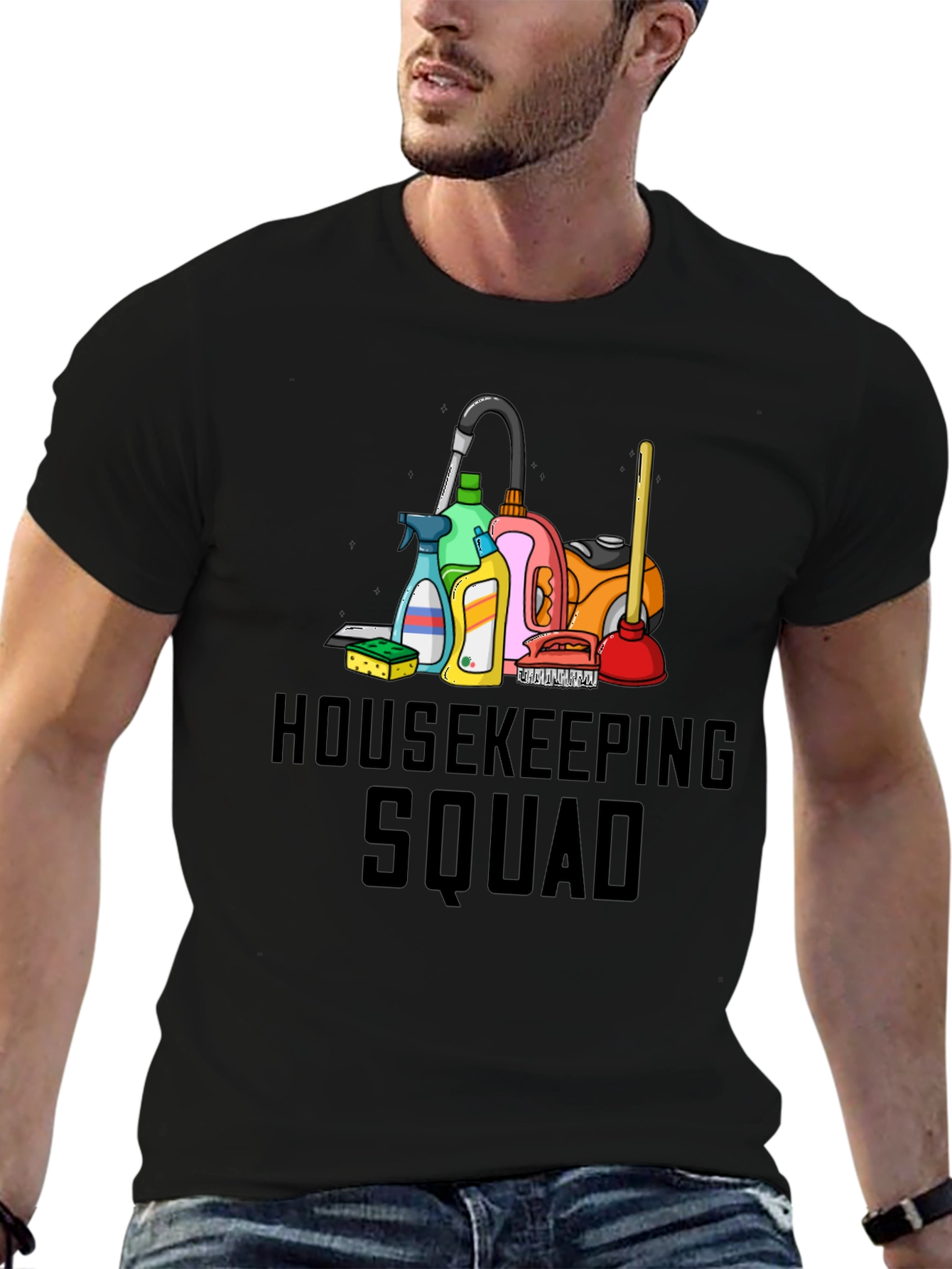 Housekeeping Squad T-Shirt - Cleaning Crew Apparel