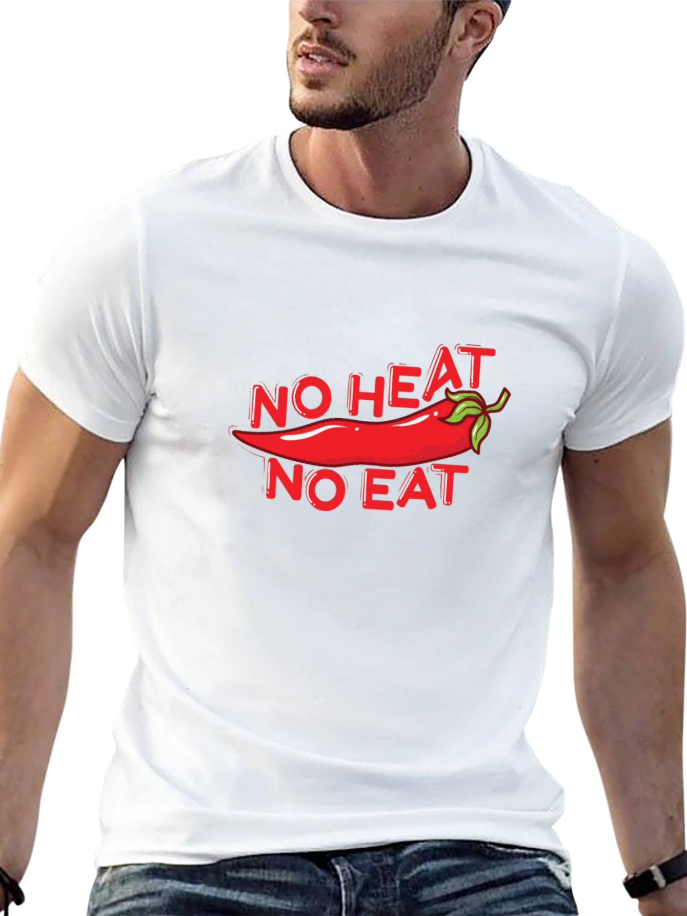 Spicy Food Lover T-Shirt - No Heat No Eat